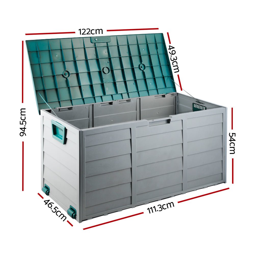 290L Outdoor Storage Box - Green - Rivercity House & Home Co. (ABN 18 642 972 209) - Affordable Modern Furniture Australia