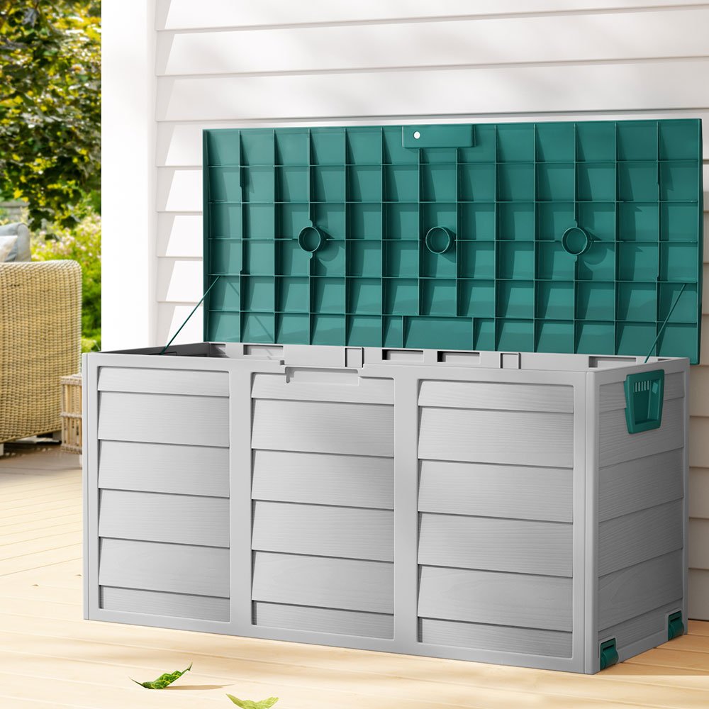 290L Outdoor Storage Box - Green - Rivercity House & Home Co. (ABN 18 642 972 209) - Affordable Modern Furniture Australia