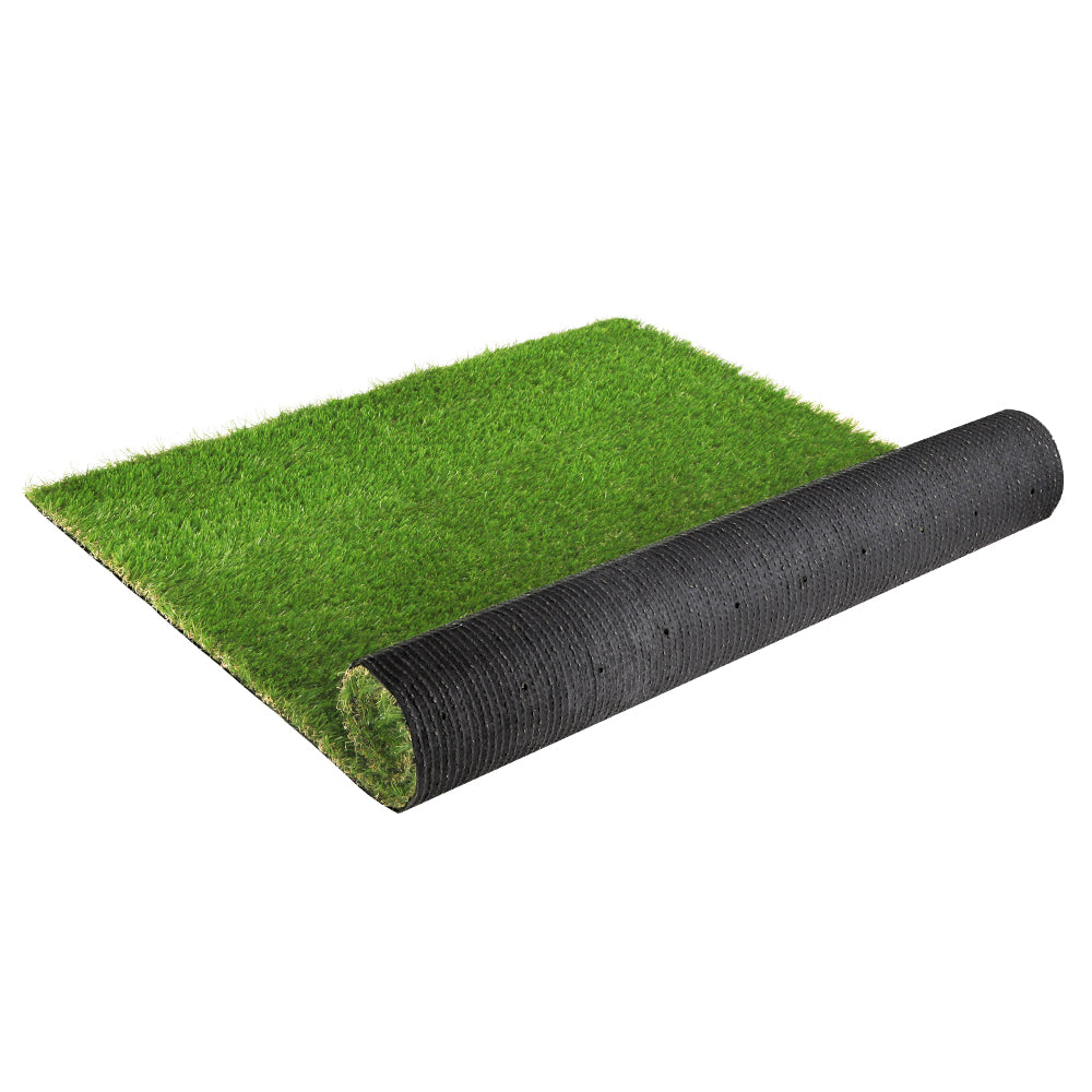 Primeturf Synthetic 20mm 1.9mx5m 9.5sqm Artificial Grass Fake Turf 4-coloured Plants Plastic Lawn