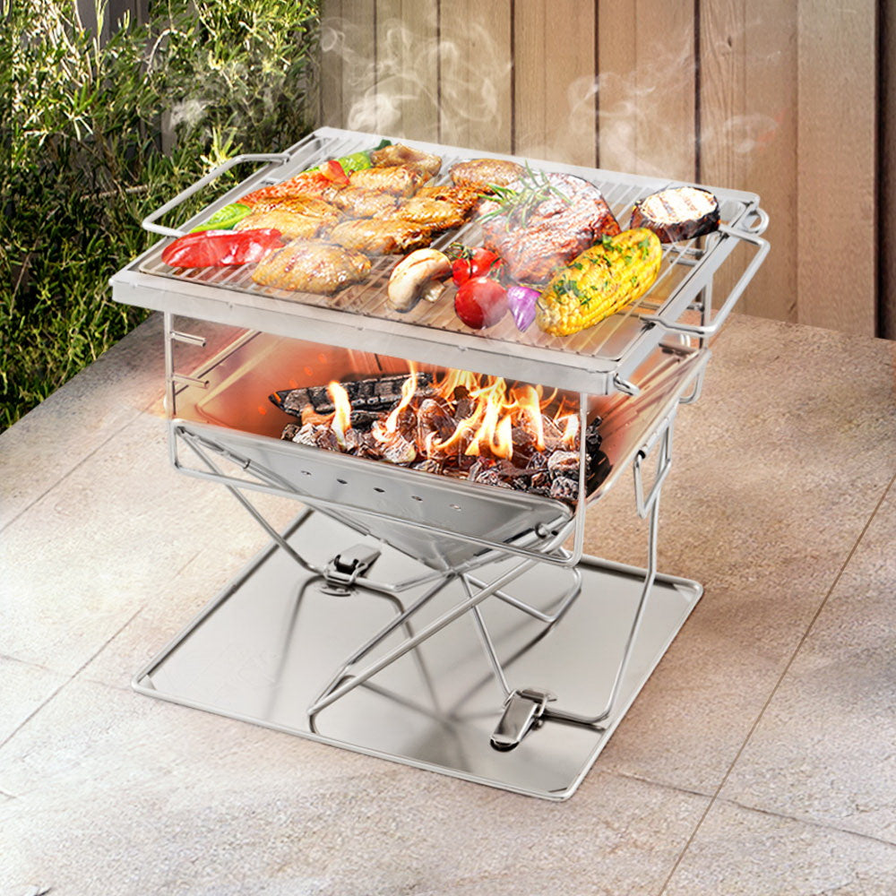 Portable Camping Fire Pit BBQ