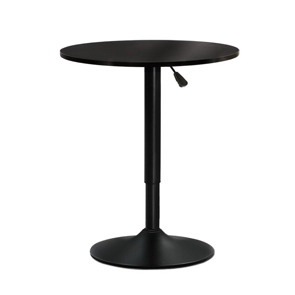 Bar Table Kitchen Tables Swivel Round Metal Black - Rivercity House & Home Co. (ABN 18 642 972 209) - Affordable Modern Furniture Australia