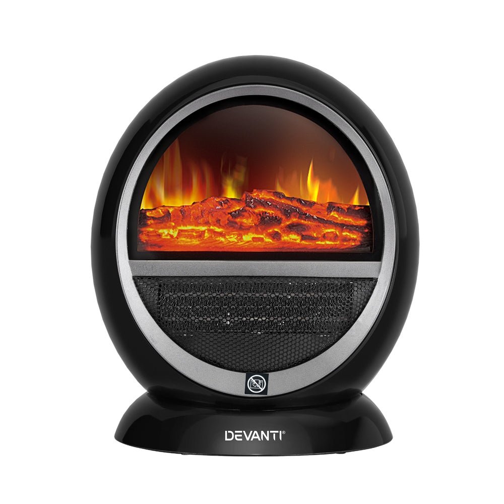 Devanti Electric Fireplace Fire Heaters 1500W - Appliances > Heaters - Rivercity House & Home Co. (ABN 18 642 972 209) - Affordable Modern Furniture Australia