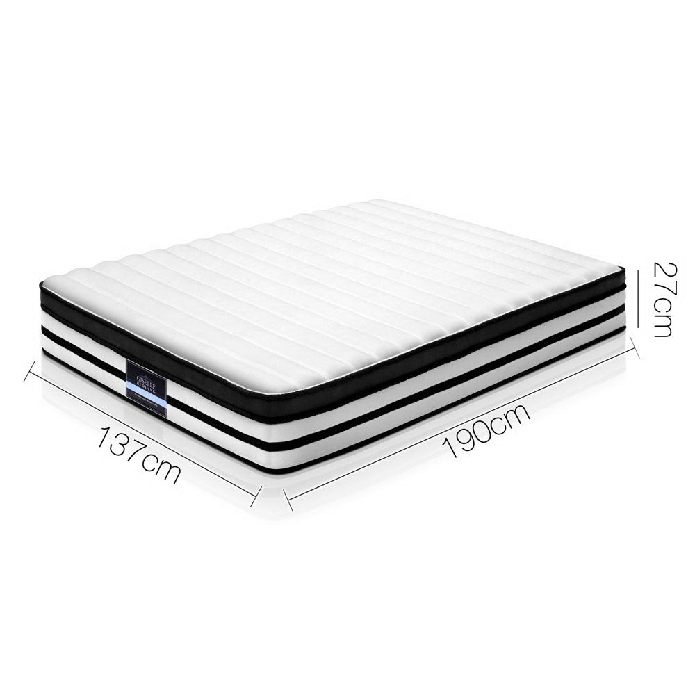 Double Size | Rostock Euro Top Pocket Spring Mattress (Medium) - Rivercity House & Home Co. (ABN 18 642 972 209) - Affordable Modern Furniture Australia