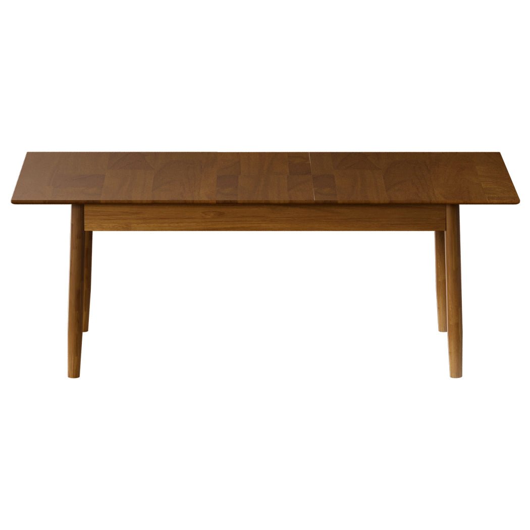 Extendable Dining Table 1.6 - 2m with Butterfly Leaf - Brown - Rivercity House & Home Co. (ABN 18 642 972 209) - Affordable Modern Furniture Australia