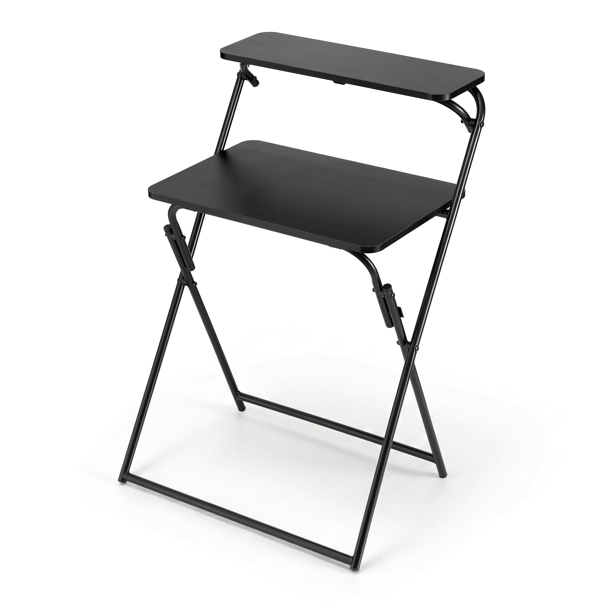 Laptop Desk Foldable Study Desk Home Office Black - Electronics > Computers & Tablets > Desktops & Accessories - Rivercity House & Home Co. (ABN 18 642 972 209) - Affordable Modern Furniture Australia