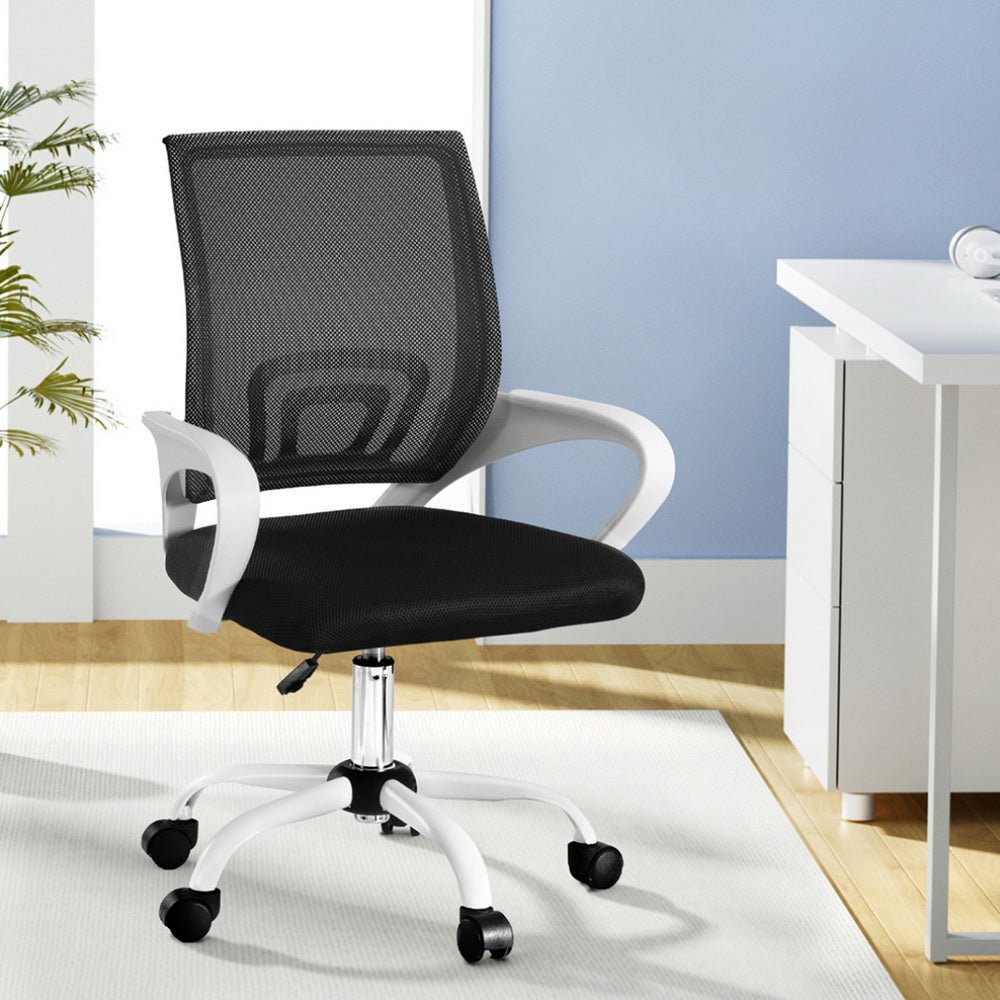 Office Chair Mesh Computer Gaming Desk Chairs Work Study Mid Back - Furniture > Office > Office & Desk Chairs - Rivercity House & Home Co. (ABN 18 642 972 209) - Affordable Modern Furniture Australia