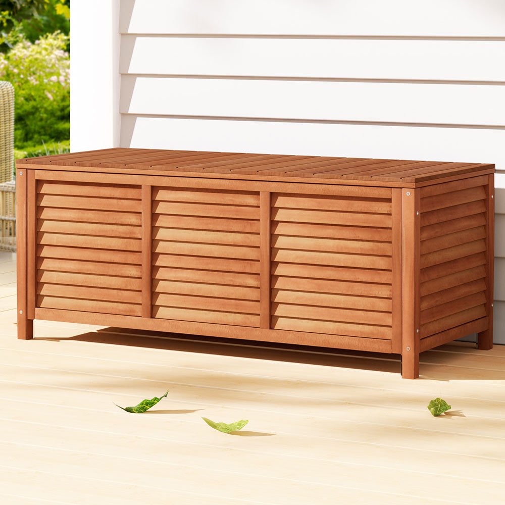 Outoor Fir Wooden Storage Bench - Home & Garden > Storage - Rivercity House & Home Co. (ABN 18 642 972 209) - Affordable Modern Furniture Australia
