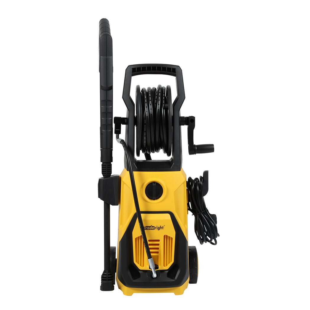 Traderight Electric High Pressure Washer 1800W 135bar 3500PSI - Yellow and Black - Rivercity House & Home Co. (ABN 18 642 972 209) - Affordable Modern Furniture Australia