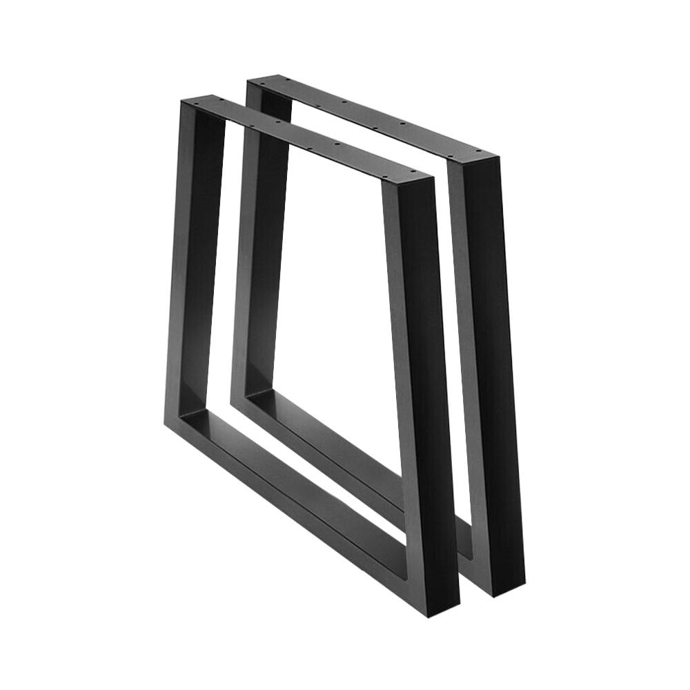 2x Coffee Dining Table Legs 71x65/90CM Industrial Vintage Bench Metal Trapezoid - Rivercity House & Home Co. (ABN 18 642 972 209) - Affordable Modern Furniture Australia