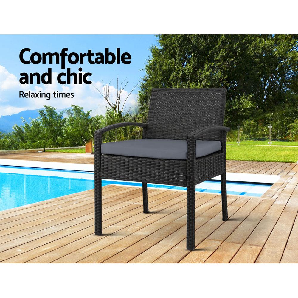 Felix Outdoor Wicker Chairs (Twin Pack) - Furniture - Rivercity House & Home Co. (ABN 18 642 972 209) - Affordable Modern Furniture Australia