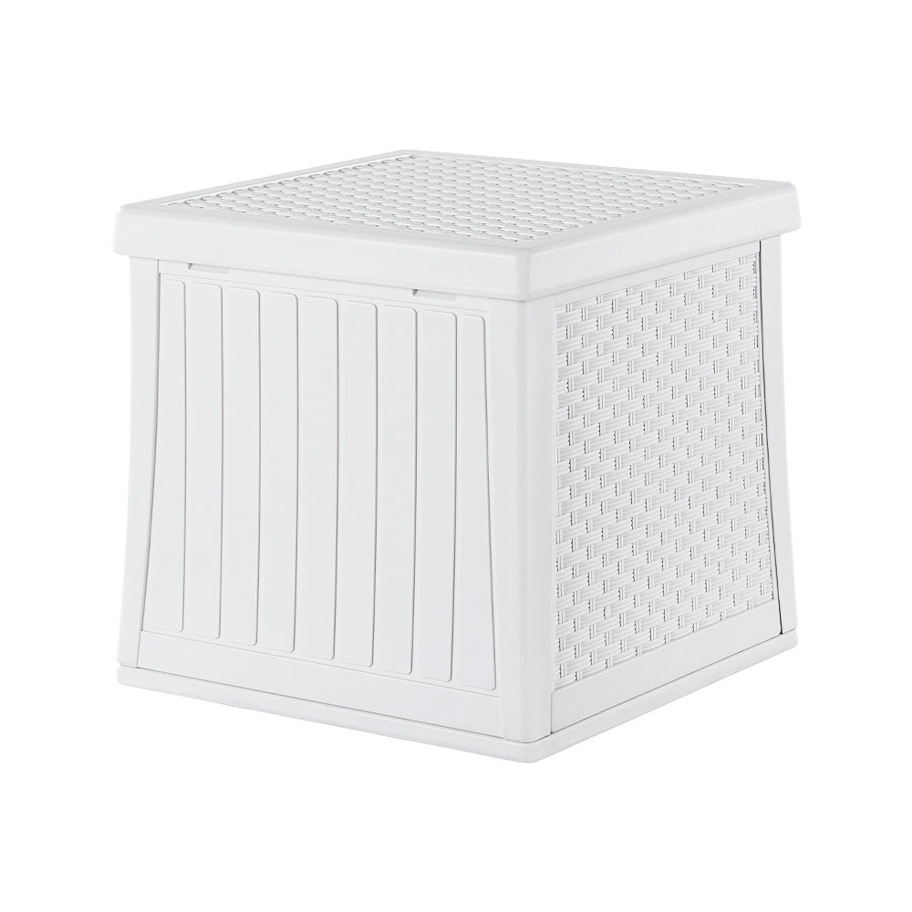 Outdoor Storage Box 56L Container White - Home & Garden > Storage - Rivercity House & Home Co. (ABN 18 642 972 209) - Affordable Modern Furniture Australia