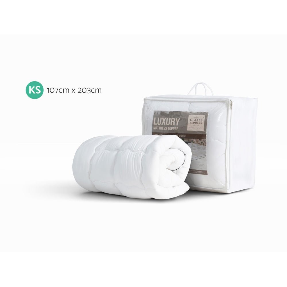 Mattress Topper Pillowtop - King Single - Home & Garden > Bedding - Rivercity House & Home Co. (ABN 18 642 972 209) - Affordable Modern Furniture Australia