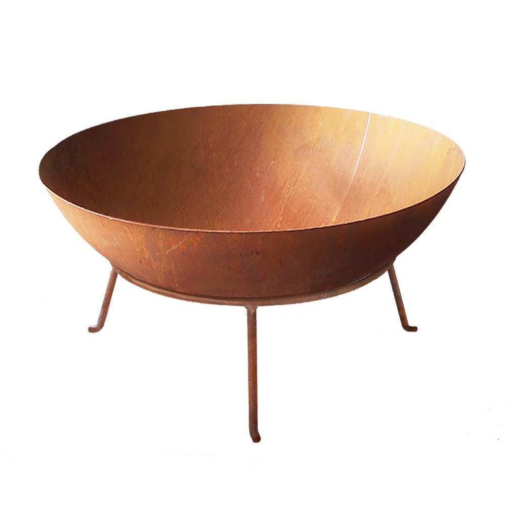 Fire Pit Outdoor Heater Charcoal Rustic Burner Steel Fireplace 70CM - Rivercity House & Home Co. (ABN 18 642 972 209) - Affordable Modern Furniture Australia
