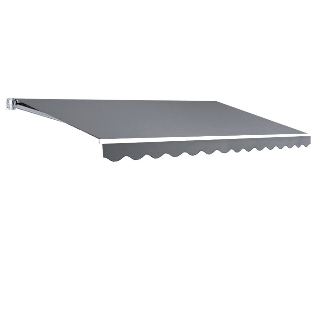 Folding Arm Awning Outdoor Awning Patio Retractable 4Mx2.5M PearlGrey - Home & Garden > Shading - Rivercity House & Home Co. (ABN 18 642 972 209) - Affordable Modern Furniture Australia