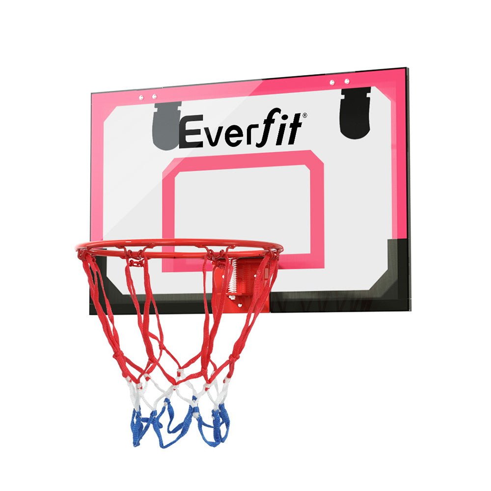 Mini Basketball Hoop Door Wall Mounted Kids Sports Backboard Indoor Red - Sports & Fitness > Basketball & Accessories - Rivercity House & Home Co. (ABN 18 642 972 209) - Affordable Modern Furniture Australia