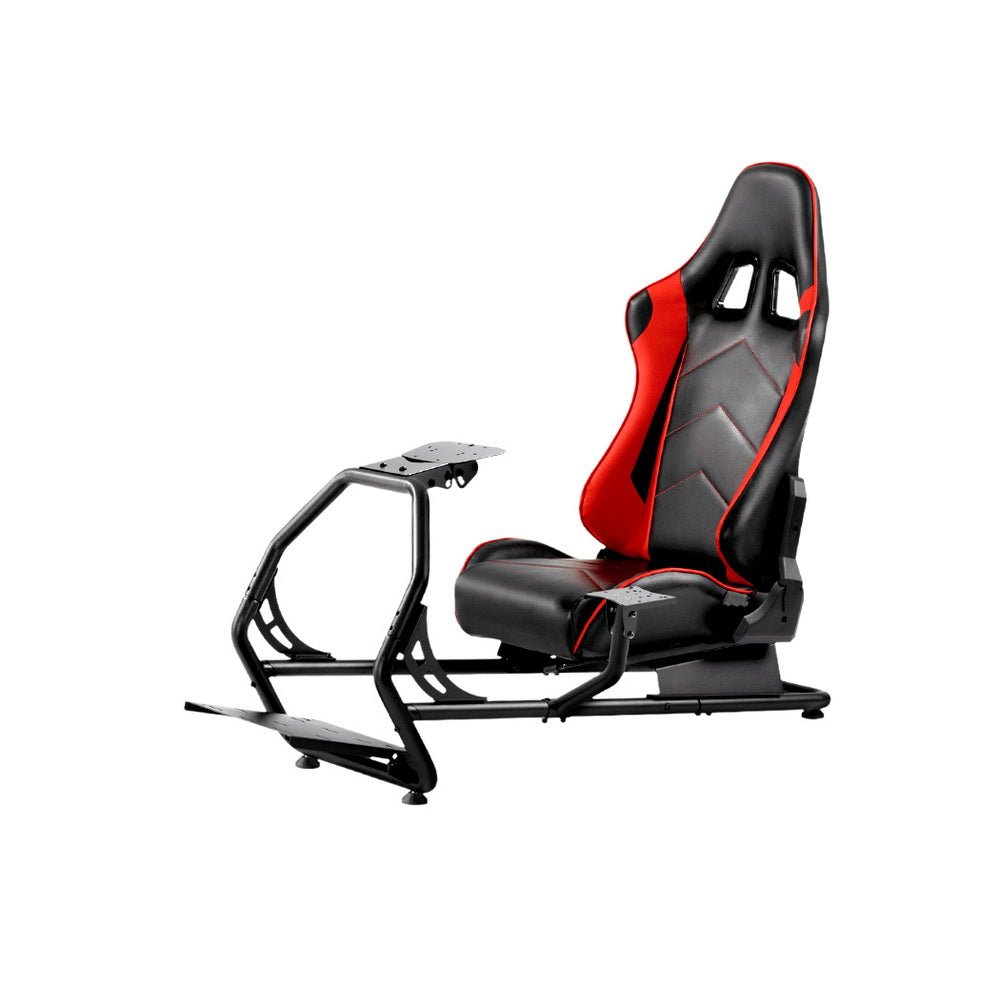 Racing Simulator Cockpit Adjustable Gaming Chair - Furniture > Bar Stools & Chairs - Rivercity House & Home Co. (ABN 18 642 972 209) - Affordable Modern Furniture Australia