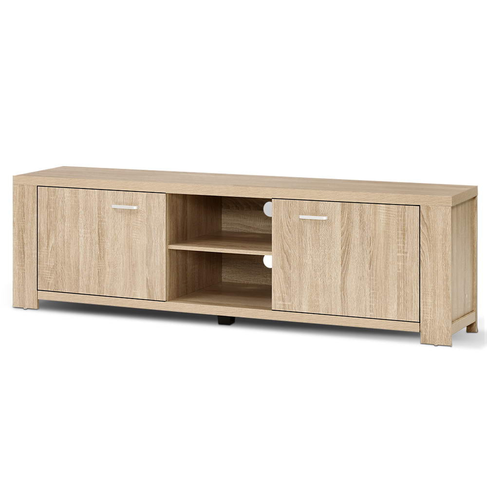 160CM Oak TV Cabinet - Rivercity House & Home Co. (ABN 18 642 972 209) - Affordable Modern Furniture Australia