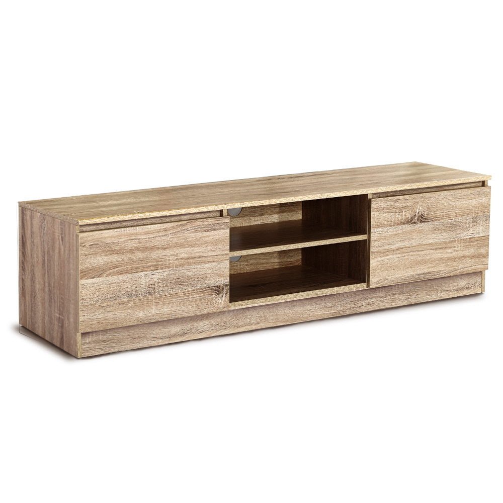 160CM Wooden Entertainment Unit - Rivercity House & Home Co. (ABN 18 642 972 209) - Affordable Modern Furniture Australia