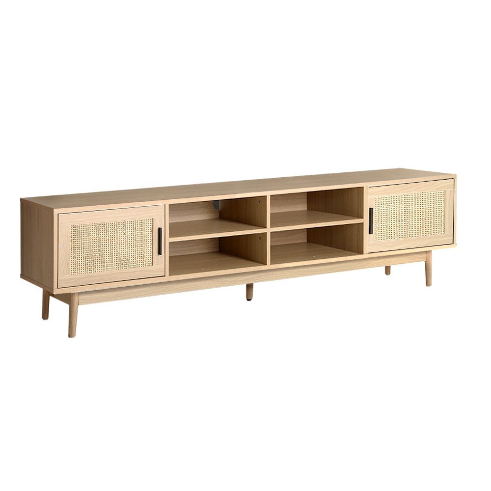 180CM Rattan TV Cabinet Entertainment Unit - Rivercity House & Home Co. (ABN 18 642 972 209) - Affordable Modern Furniture Australia
