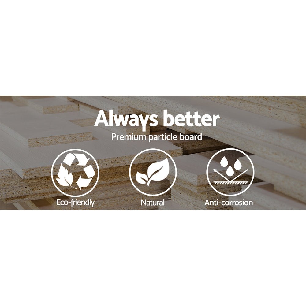 180CM Scandinavian Style Light Oak TV Entertainment Unit - Rivercity House & Home Co. (ABN 18 642 972 209) - Affordable Modern Furniture Australia