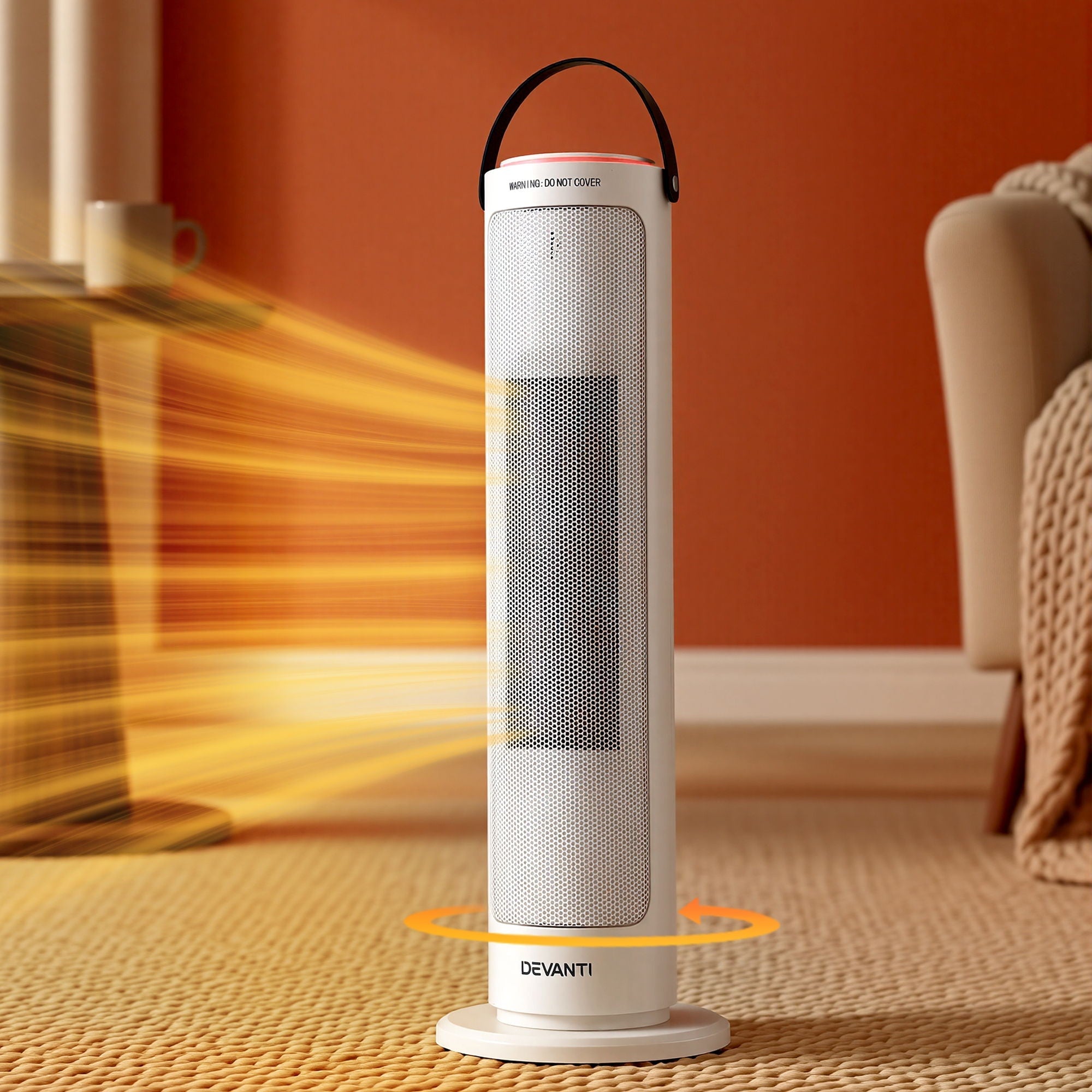 2000W Ceramic Tower Heater Space Heaters Oscillating Indoor White - Appliances > Heaters > Electric Heaters - Rivercity House & Home Co. (ABN 18 642 972 209) - Affordable Modern Furniture Australia