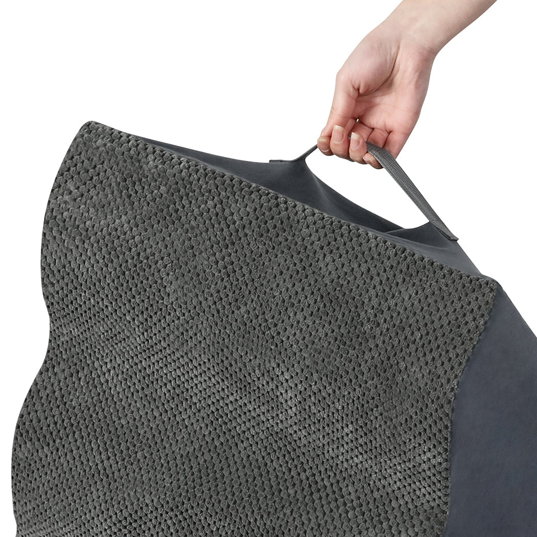 3 - Step High Density Foam Pet Stairs with Non - Slip Surface - Grey - Rivercity House & Home Co. (ABN 18 642 972 209) - Affordable Modern Furniture Australia