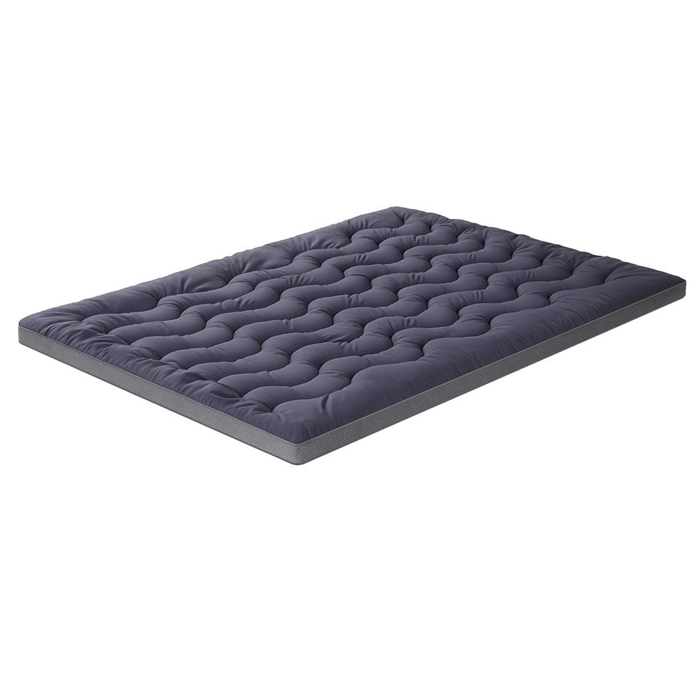 5cm Mattress Topper Pillowtop toppers Bamboo Charcoal King - Furniture > Mattresses > Mattress Toppers - Rivercity House & Home Co. (ABN 18 642 972 209) - Affordable Modern Furniture Australia