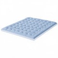 5cm Double-Sided Pillowtop Mattress Topper Double - Blue & White