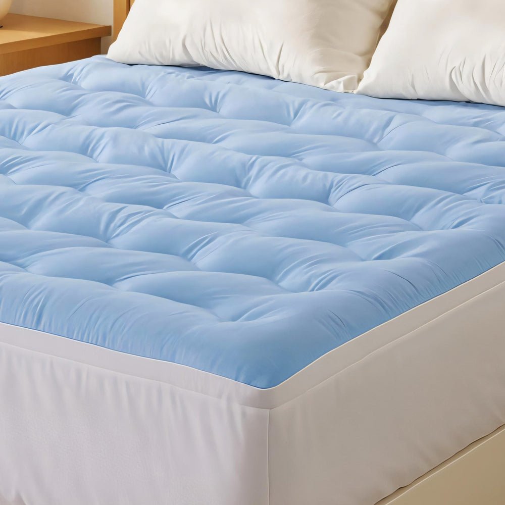 5cm Mattress Topper Pillowtop toppers Double - Sided Double - Furniture > Mattresses > Mattress Toppers - Rivercity House & Home Co. (ABN 18 642 972 209) - Affordable Modern Furniture Australia