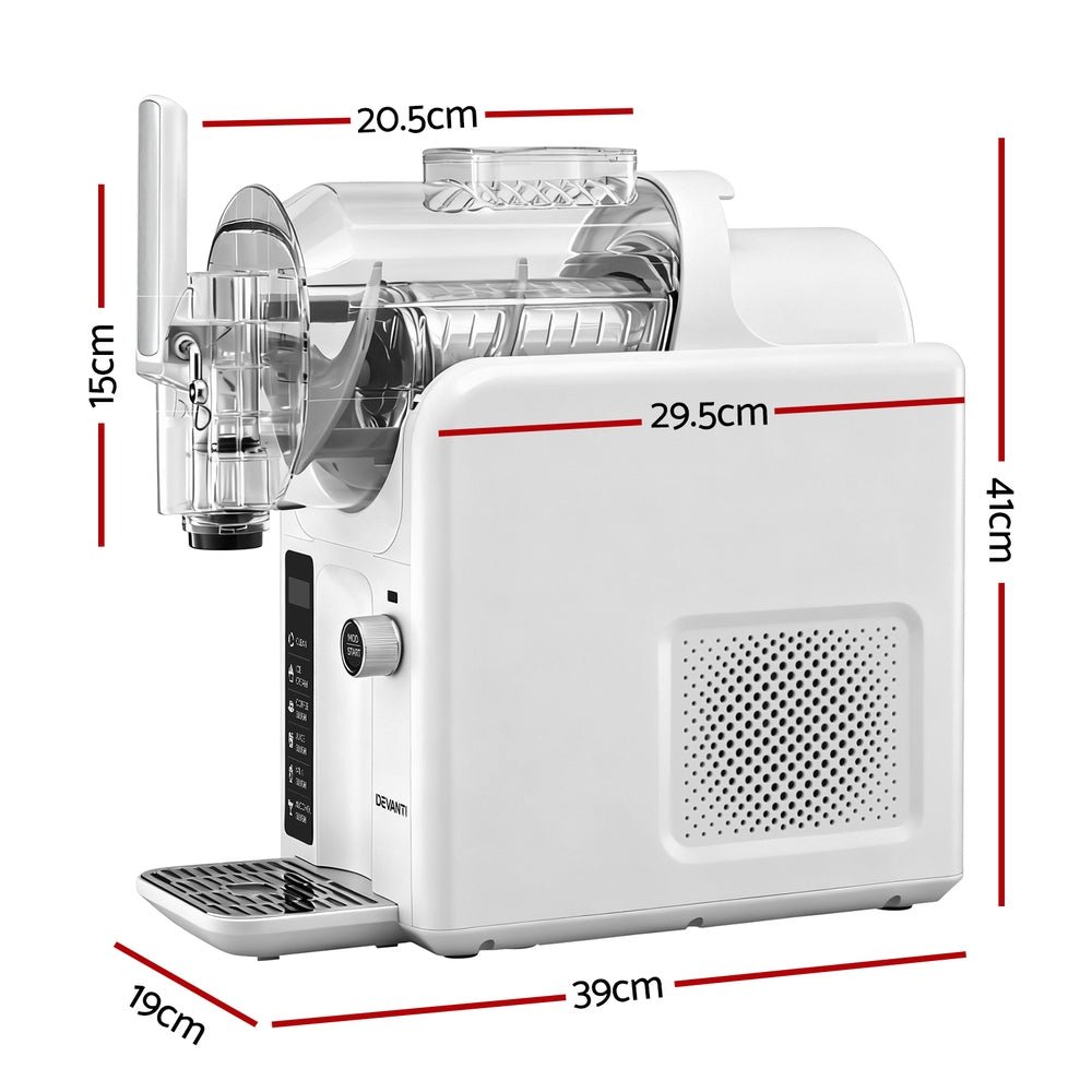 5in1 Slushie Machine Ice Cream Maker 2L White - Appliances > Kitchen Appliances > Ice Makers - Rivercity House & Home Co. (ABN 18 642 972 209) - Affordable Modern Furniture Australia