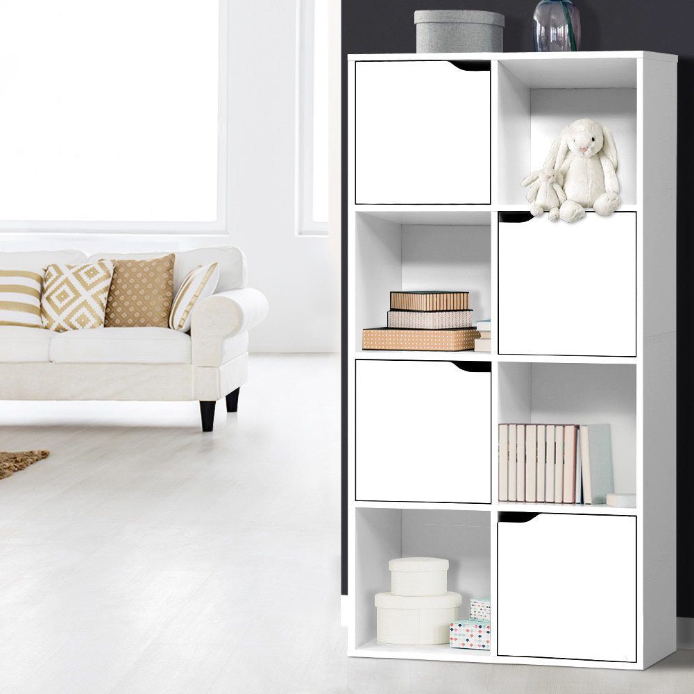 8 Cube Storage Organiser in White - Rivercity House & Home Co. (ABN 18 642 972 209) - Affordable Modern Furniture Australia