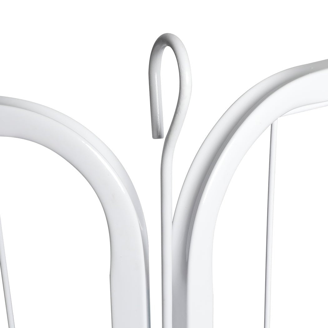 8 Panel 48'' Pet Dog Playpen with Lockable Gate - White - Rivercity House & Home Co. (ABN 18 642 972 209) - Affordable Modern Furniture Australia