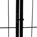 8 Panel Pet Dog Playpen with Lockable Gate - Black