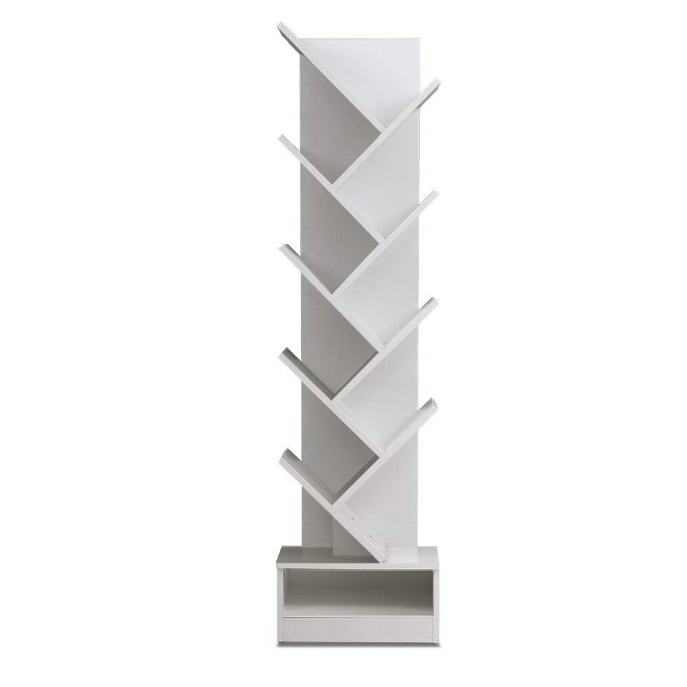 9 Tier White Tree Bookcase - Furniture - Rivercity House & Home Co. (ABN 18 642 972 209) - Affordable Modern Furniture Australia