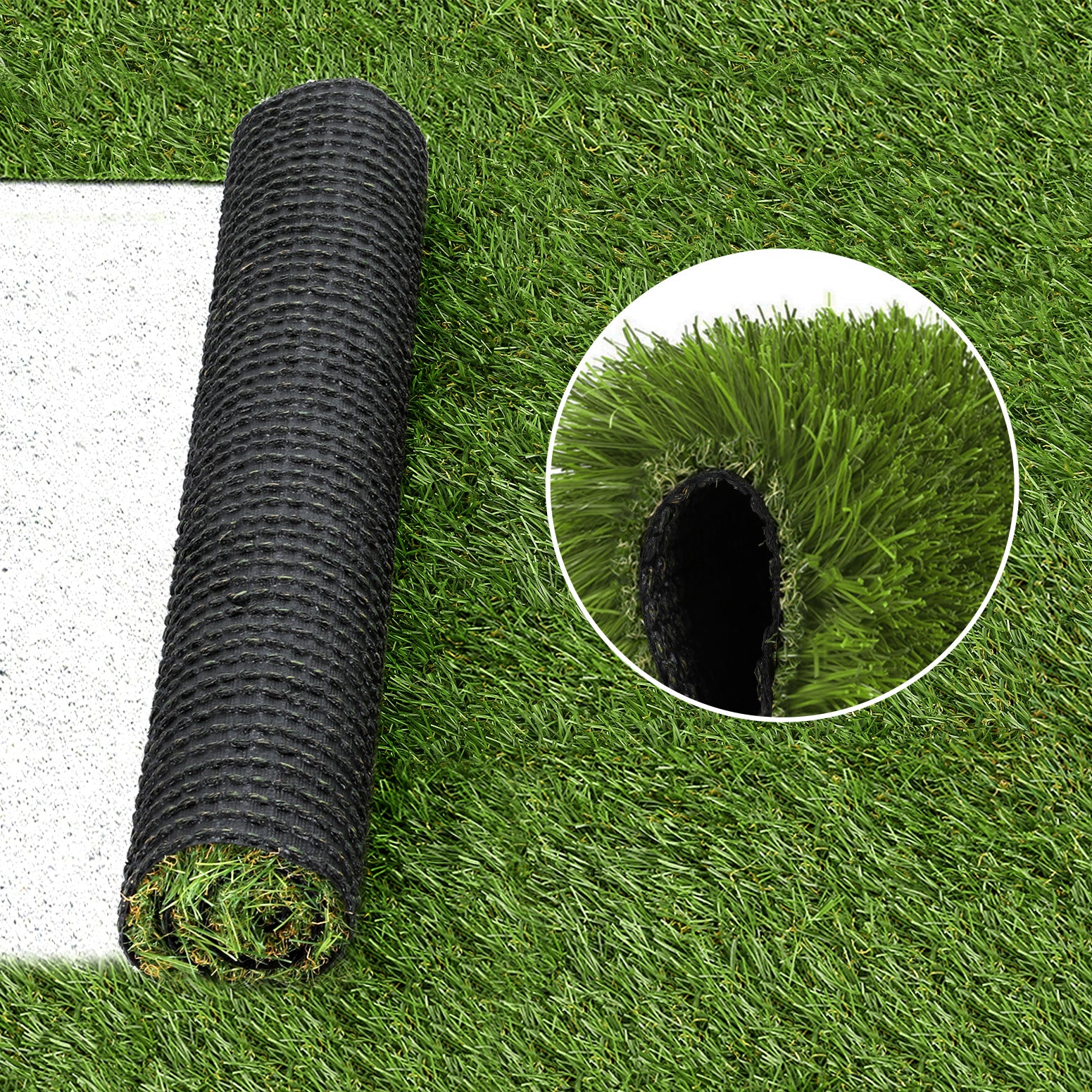 Artificial Grass 30mm 2mx5m 40SQM Synthetic Fake Lawn Turf Plastic Plant 4-coloured-4