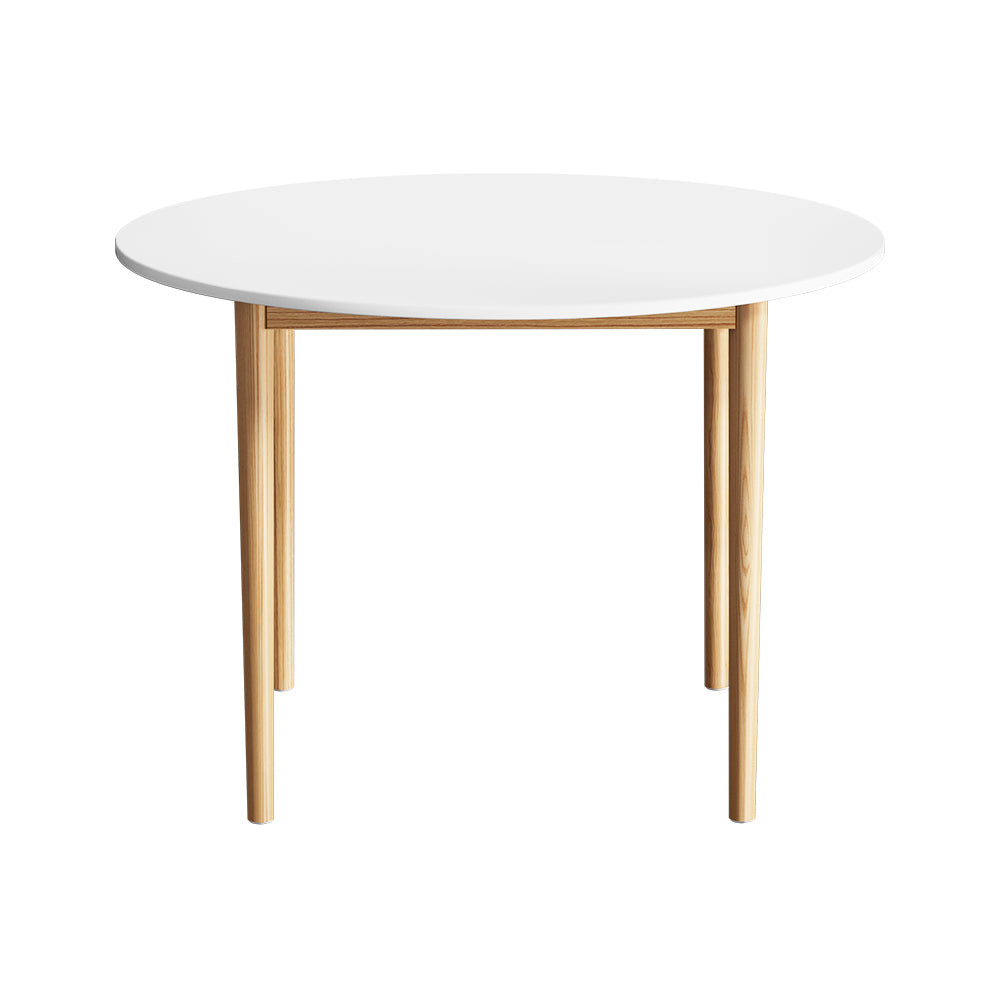Demi Round Dining Table 108cm - White