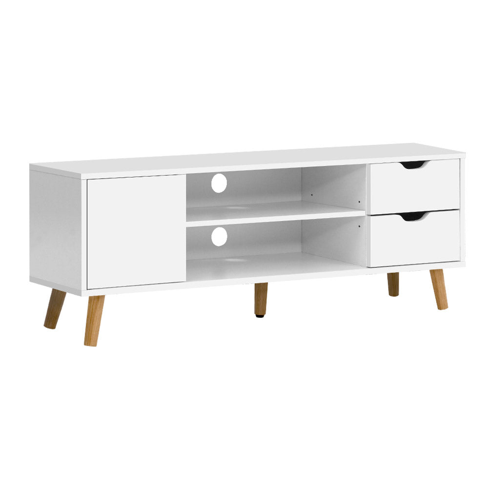 120CM White Scandinavian Style TV Cabinet