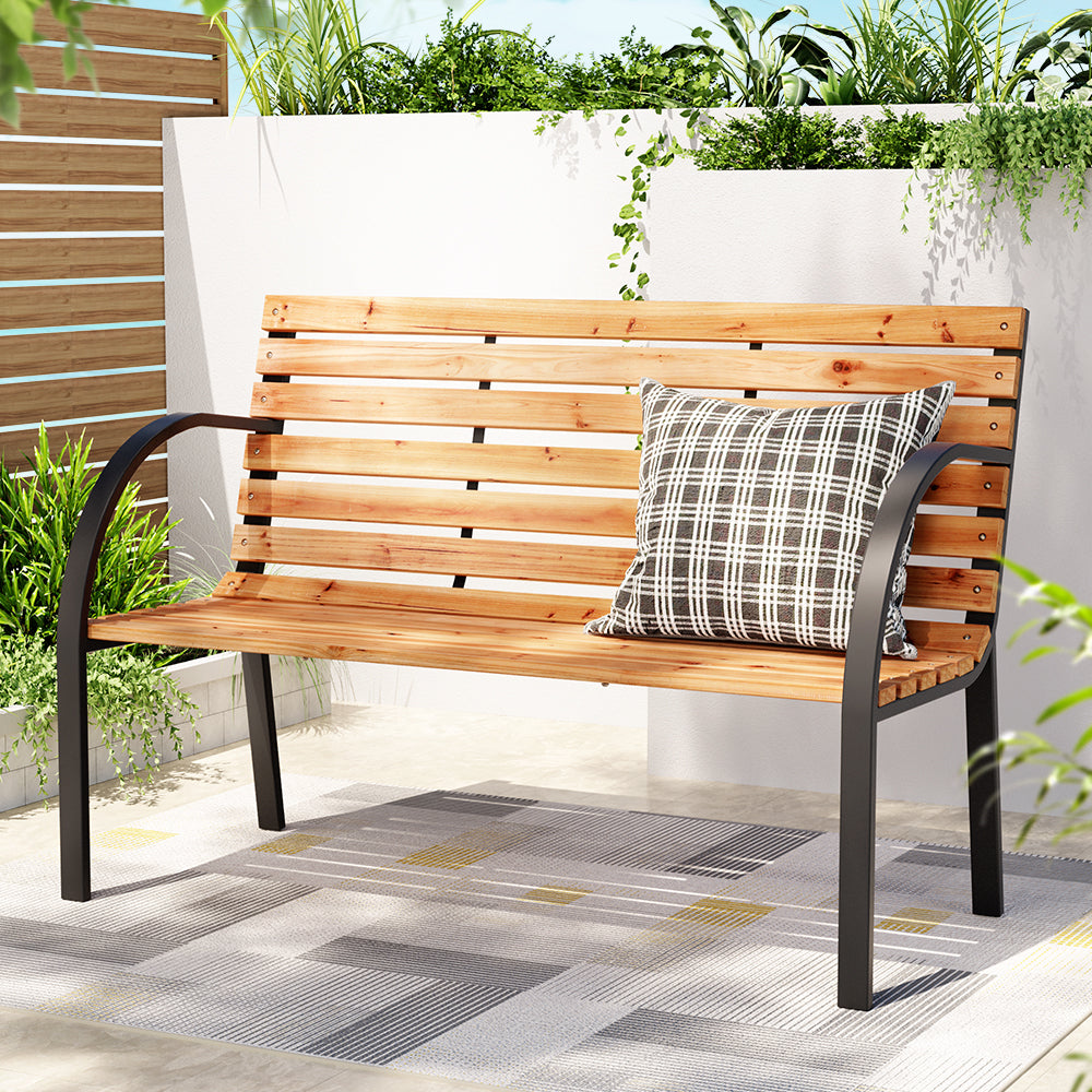 2 Seater Outdoor Wooden Garden Bench