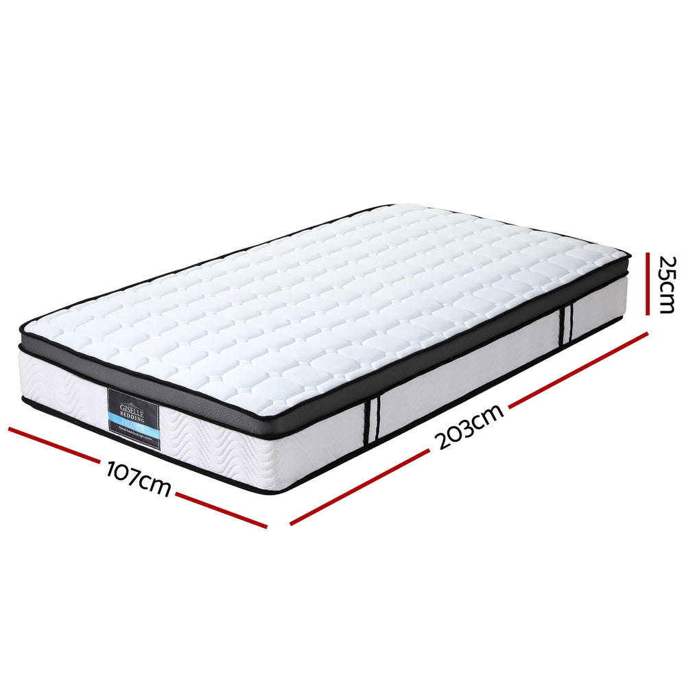 Mattress Cool Gel Foam 25cm King Single