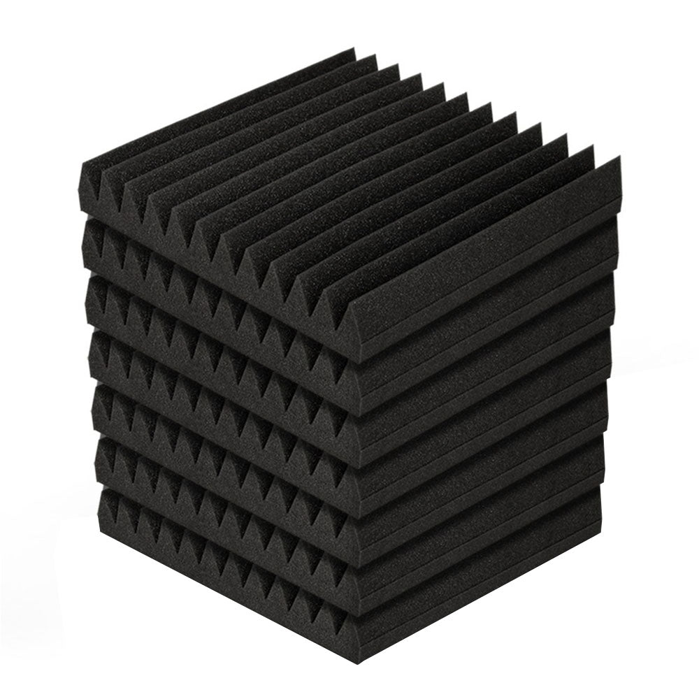Acoustic Foam 40pcs 30x30x5cm Sound Absorption Proofing Panel Studio Wedge - Audio & Video > Acoustic Foam - Rivercity House & Home Co. (ABN 18 642 972 209) - Affordable Modern Furniture Australia