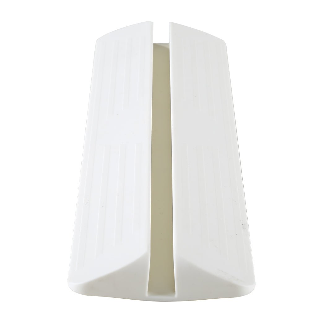 Adjustable Baby and Pet Safety Gate with Support Ramp - White - Rivercity House & Home Co. (ABN 18 642 972 209) - Affordable Modern Furniture Australia