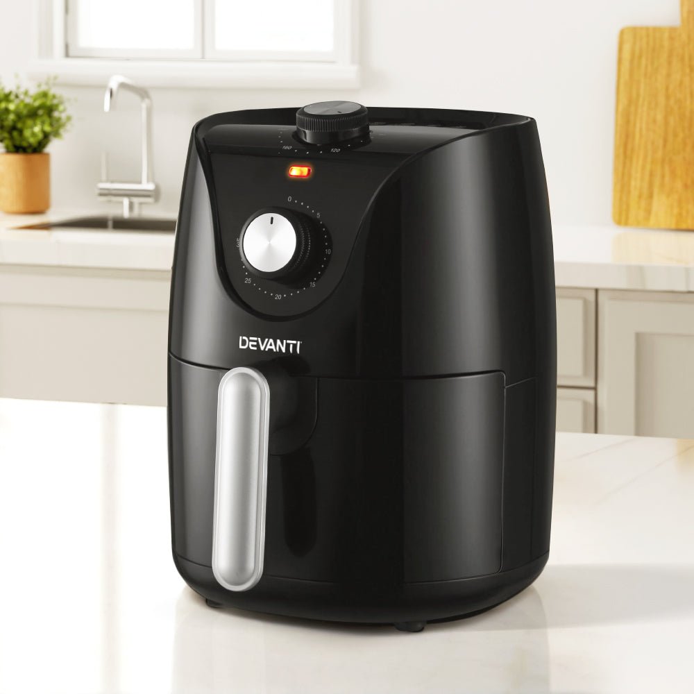 Air Fryer 2.5L Knob Fryers - Appliances > Kitchen Appliances > Air Fryers - Rivercity House & Home Co. (ABN 18 642 972 209) - Affordable Modern Furniture Australia