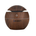 130ml Ultrasonic Aroma Diffuser with LED Night Light - Dark Wood