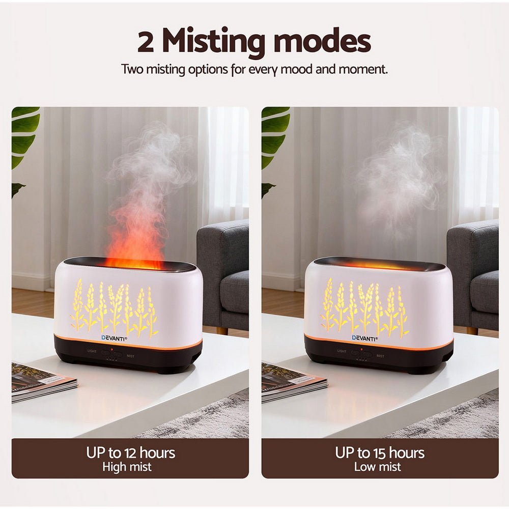 Aroma Diffuser Aromatherapy Flame 200ml - Appliances > Aroma Diffusers & Humidifiers > Aroma Diffusers - Rivercity House & Home Co. (ABN 18 642 972 209) - Affordable Modern Furniture Australia
