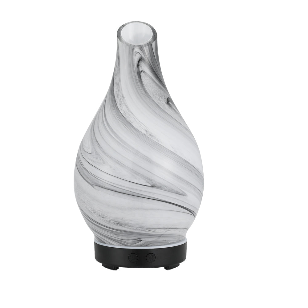 Aromatherapy Aroma Diffuser Essential Oil Humidifier LED Glass Marble - Appliances > Aroma Diffusers & Humidifiers > Aroma Diffusers - Rivercity House & Home Co. (ABN 18 642 972 209) - Affordable Modern Furniture Australia