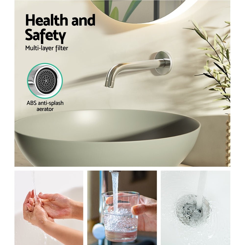 Bathroom Mixer Spout Wall Bath Tap Round Shower Bathtub Chrome - Home & Garden > Bathroom Accessories > Shower Accessories - Rivercity House & Home Co. (ABN 18 642 972 209) - Affordable Modern Furniture Australia