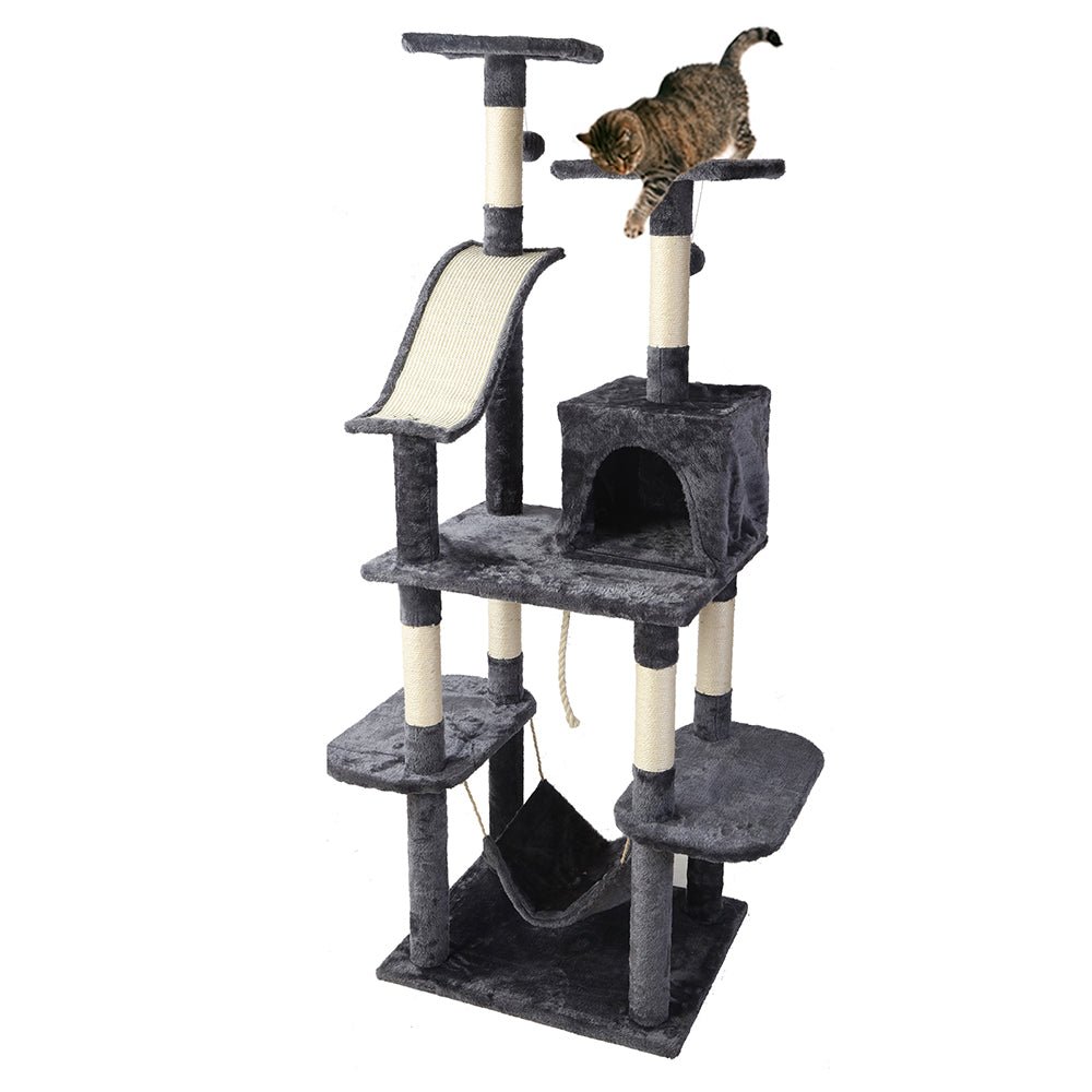 Cat Tree 171cm Trees Scratching Post Scratcher Tower Condo House Furniture Wood - Rivercity House & Home Co. (ABN 18 642 972 209) - Affordable Modern Furniture Australia