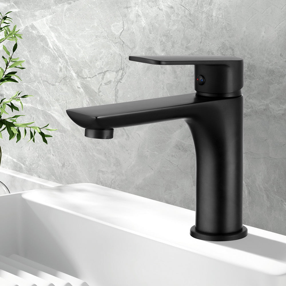 Cefito Bathroom Basin Mixer Tap Brass Faucet Vanity Laundry Sink Black - Home & Garden > Bathroom Accessories > Shower Accessories - Rivercity House & Home Co. (ABN 18 642 972 209) - Affordable Modern Furniture Australia