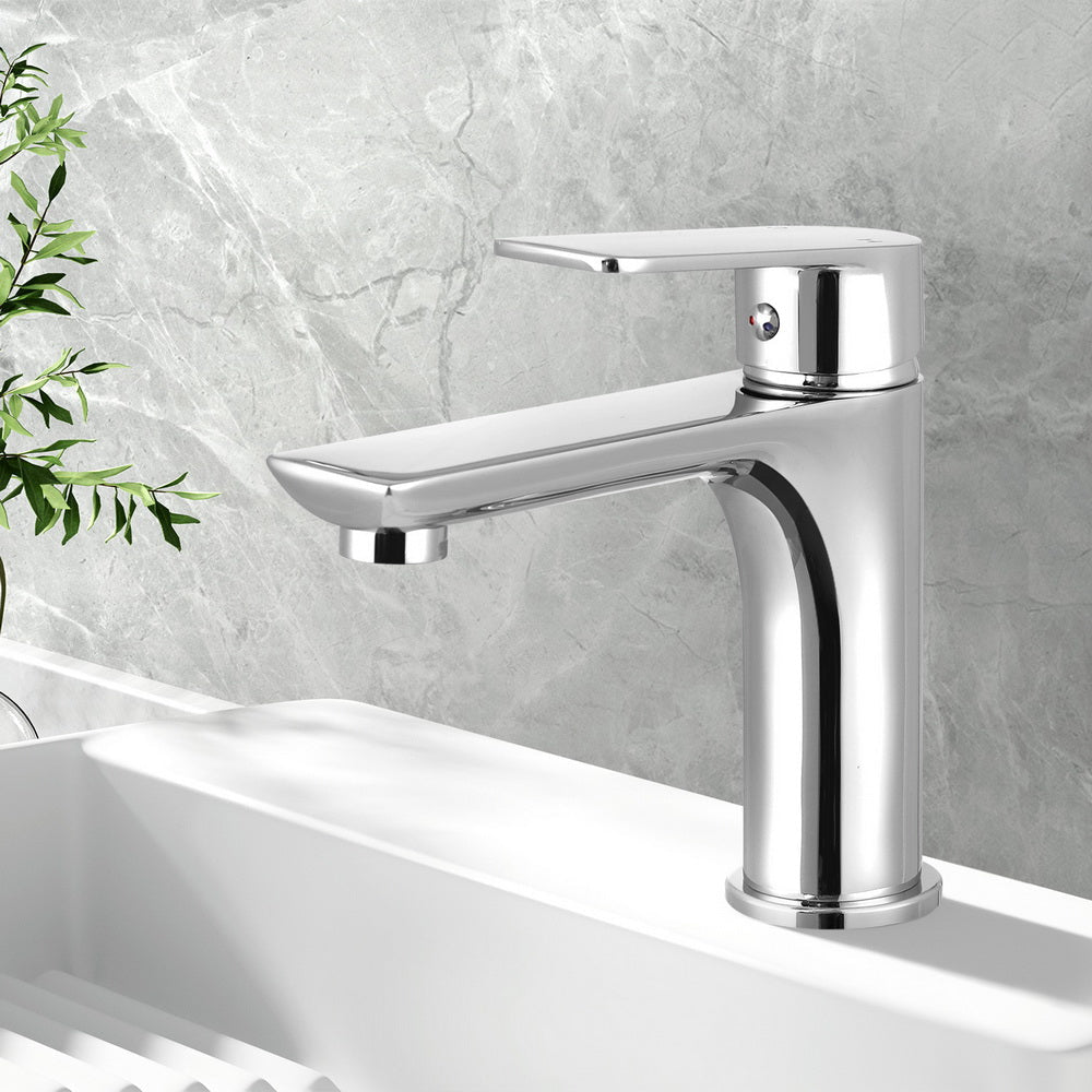 Cefito Bathroom Basin Mixer Tap Brass Faucet Vanity Laundry Sink Chrome - Home & Garden > Bathroom Accessories > Shower Accessories - Rivercity House & Home Co. (ABN 18 642 972 209) - Affordable Modern Furniture Australia