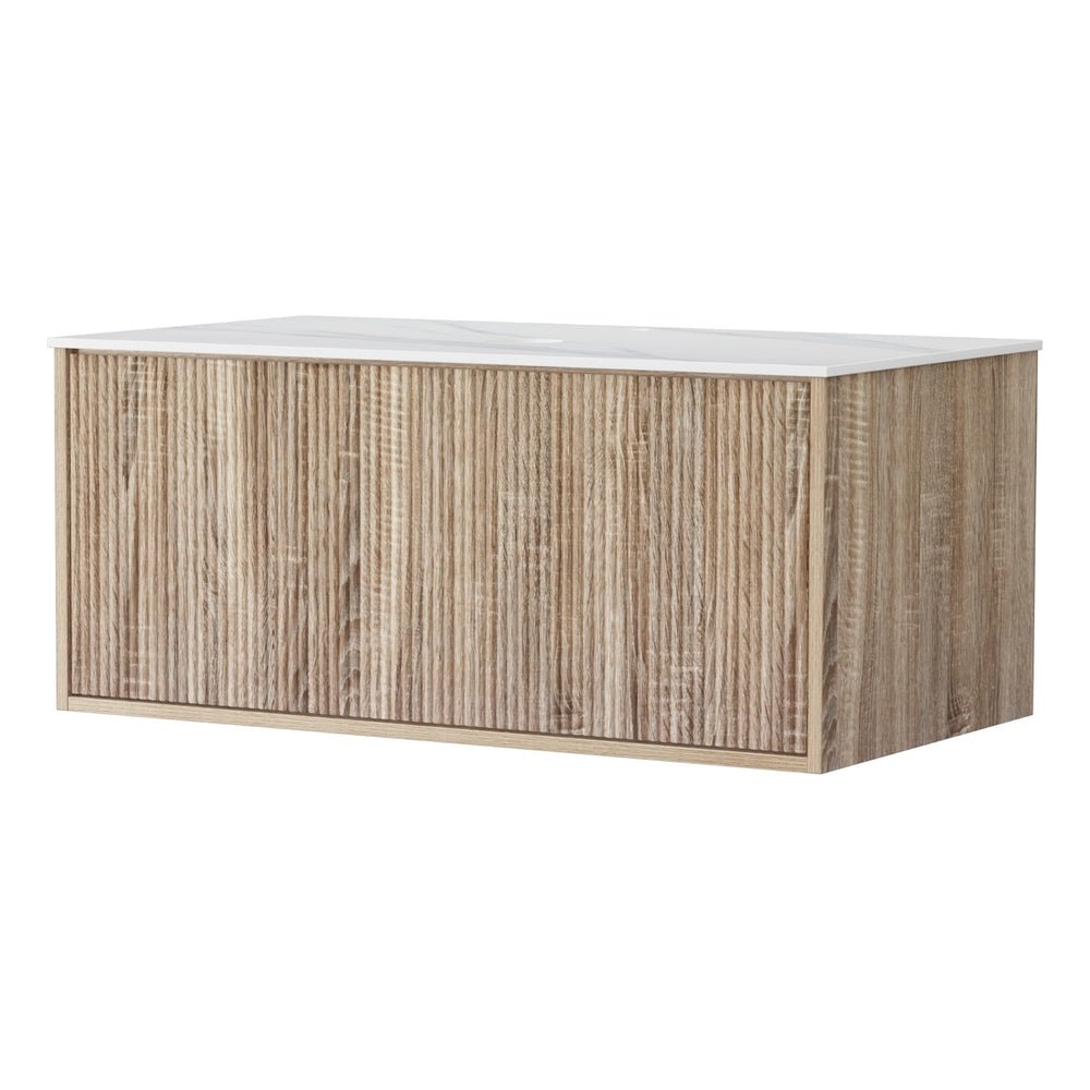 Cefito Vanity Unit 915mm with Basin Oak - Furniture > Bathroom > Vanity Units - Rivercity House & Home Co. (ABN 18 642 972 209) - Affordable Modern Furniture Australia